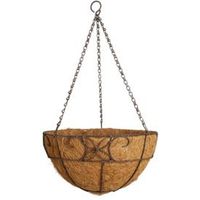 Gardman Distressed Decorative Hanging Basket 14 "