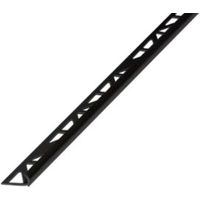 Diall Black PVC External Edge Tile Trim - 3663602911845