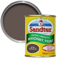 Sandtex Bitter Chocolate Brown Matt Masonry Paint 0.15L Tester Pot