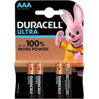 Duracell Ultra Power AAA Alkaline Batteries - 4x Pack