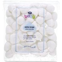 Boots Baby Extra Large Cotton Wool Balls - 1 X 75 Pack