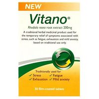 Vitano Rhodiola Rosea Root Extract 200mg 30 Film-Coated Tablets