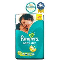 Pampers Baby-Dry Nappies Size 3 Large Bag - 70 Nappies