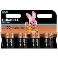 Duracell Ultra Power AA Alkaline Batteries - 8x Pack