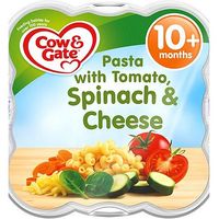 Cow & Gate Little Steamed Meals Pasta With Tomato, Spinach & Cheese 10m Onwards 230g