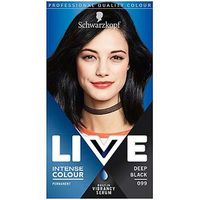 Schwarzkopf LIVE Color XXL HD 99 Deep Black Permanent Black Hair Dye
