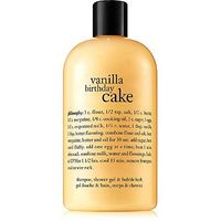 Philosophy Vanilla Birthday Cake 3 In 1 Shampoo, Shower Gel & Bubble Bath 480ml