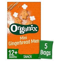 Organix Goodies Organic Mini Gingerbread Men From 12+ Months 5 X 25g