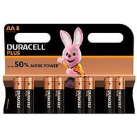 Duracell Plus Power AA Battery - 8 Batteries