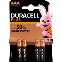 Duracell Plus Power AAA Alkaline Batteries 4 Pack