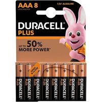 Duracell Power Plus AAA Batteries 8 Pack