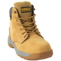 DeWalt Honey Nubuck Leather Steel Toe Cap Safety Boot Size 12