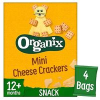 Organix Goodies Organic Mini Cheese Crackers 4 X 20g
