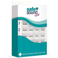 Safe & Sound Table Top Weekly Pill Organiser