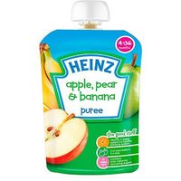 Heinz 4-36 Months Apple, Pear & Banana Puree 100g