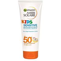 Garnier Ambre Solaire Kids Sensitive Advanced Sun Cream SPF50+ 200ml