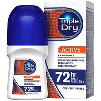 Triple Dry Active Anti-Perspirant Roll On 50ml