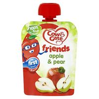 Cow & Gate Apple & Pear 100% Fruit With Vitamin C From 4-6 Months 80g