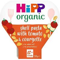 HiPP Organic Shell Pasta With Juicy Tomatoes & Courgettes 1-3 Years 230g