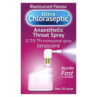 Ultra Chloraseptic Anaesthetic Throat Spray Blackcurrant - 15ml