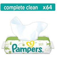 Pampers Natural Clean Baby Wipes - 64Pack