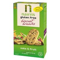 Nairns Gluten Free Oats & Fruit Biscuit Breaks 160g