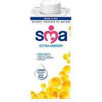SMA Extra Hungry Infant Milk For Hungrier Babies From Birth 200ml