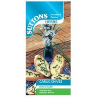 Suttons Garlic Chives Seeds Herb Mix