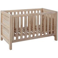 Tutti Bambini Milan Cot Bed (including Drawer) - Reclaimed Oak Finish