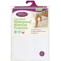 Clevamama Brushed Cotton Fitted Mattress Protector 60 X 120 - Cot