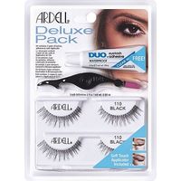 Ardell Deluxe False Eyelash Kit Black 110