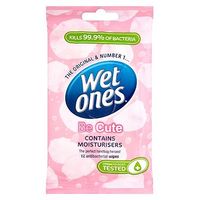 Wet Ones Be Cute Delicate Antibacterial Wipes 12