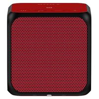Sony SRSX11R 10W Portable Mini Wireless Speaker With Bluetooth NFC Integrated Rechargeable Battery In Red