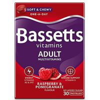 Bassetts Multivitamins Raspberry & Pomegranate Flavour Soft & Chewies Adult - 30