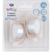 Boots Baby 2 Cherry Soothers - Pink