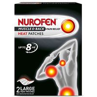 Nurofen Muscle & Back Pain Relief Heat Patches X 2 Large