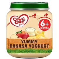 Cow & Gate Yummy Banana Yoghurt From 6m Onwards 125g
