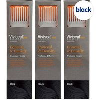 Viviscal Conceal & Densify Volume Hair Fibres - Black (3 Pack)