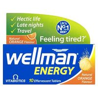Wellman Energy - 10 Orange Flavour Effervescent Tablets