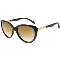 Ted Baker Ladies Black And Rose Gold Oversized Sunglasses