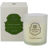 Landon Tyler Candle Glass Tuscan Garden