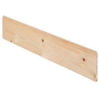 Timber Cladding Smooth Cladding (T)7.5mm (W)95mm (L)1800mm Pack Of 10 - 3663602036777