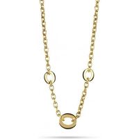 Chimento Luna 18ct Yellow Gold Oval Link Necklace D