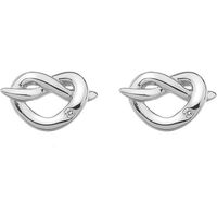 Hot Diamonds Love Sterling Silver Infinity Heart Stud Earrings