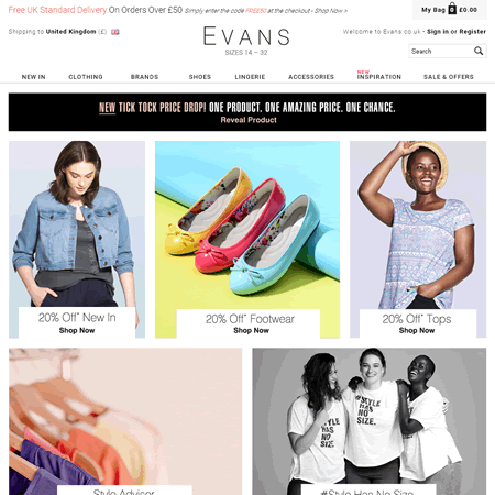 Evans - Women's Fashion Retailer