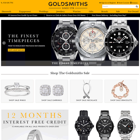 Goldsmiths - UK's Largest Jewellery Specialist