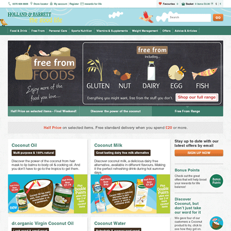 Holland & Barrett - Health Food Retailer