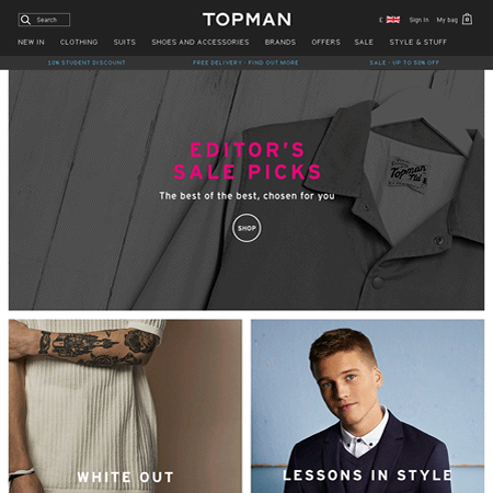 Topman - Men's Fashion Retailer