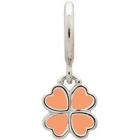 Endless Jewellery Charm Clover Coral Silver