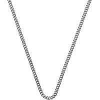 Emozioni Necklace Silver Curb 35mm Chain